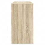 vidaXL Postelový stôl Sonoma dub 100 x 45 x 75 cm Kompozitné drevo – Obrázok 7