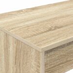 vidaXL Postelový stôl Sonoma dub 100 x 45 x 75 cm Kompozitné drevo – Obrázok 9