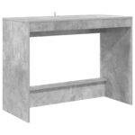 vidaXL Postelový stôl Betónová šedá 100 x 45 x 75 cm Kompozitné drevo