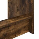 vidaXL Postelový stôl Dymová dub 100 x 45 x 75 cm Kompozitné drevo – Obrázok 4