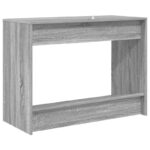 vidaXL Postelový stôl Sivý Sonoma 100 x 45 x 75 cm Kompozitné drevo – Obrázok 2