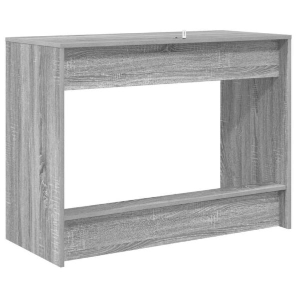 vidaXL Postelový stôl Sivý Sonoma 100 x 45 x 75 cm Kompozitné drevo – Obrázok 2