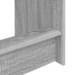 vidaXL Postelový stôl Sivý Sonoma 100 x 45 x 75 cm Kompozitné drevo – Obrázok 4