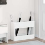 vidaXL Stojan na slnečník Biela 65 x 24 x 50 cm Kompozitné drevo