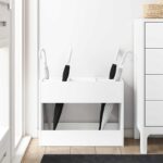 vidaXL Stojan na slnečník Biela 65 x 24 x 50 cm Kompozitné drevo – Obrázok 4