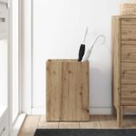 vidaXL Stojan na slnečník s úložiskom Remeselný dub 40 x 20 x 55,5 cm – Obrázok 4