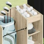 vidaXL Golfová skriňa s kolesom Sonoma dub 65 x 45 x 98 cm – Obrázok 5