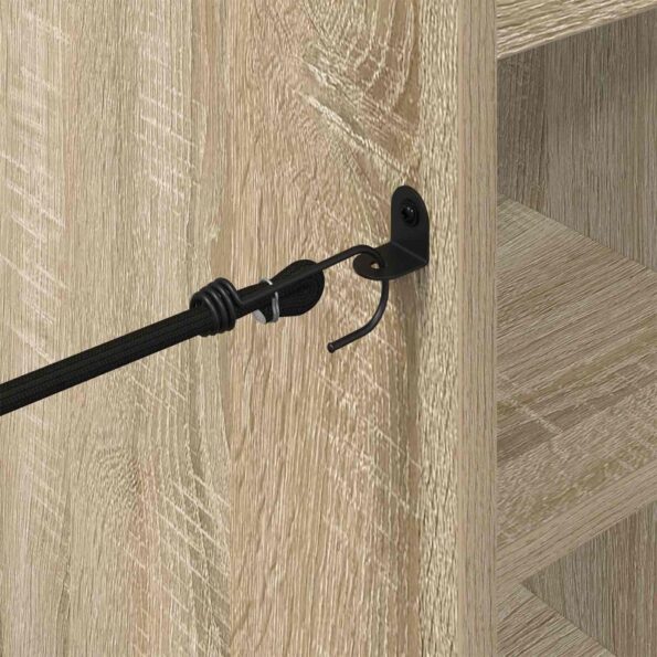 vidaXL Golfová skriňa s kolesom Sonoma dub 65 x 45 x 98 cm – Obrázok 9