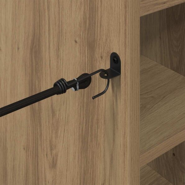 vidaXL Golfová skriňa s kolesom Remeselný dub 65 x 45 x 98 cm – Obrázok 9