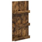 vidaXL Regál na časopisy Dymová dub 51 x 11 x 102 cm Kompozitné drevo – Obrázok 2