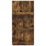 vidaXL Regál na časopisy Dymová dub 51 x 11 x 102 cm Kompozitné drevo – Obrázok 5