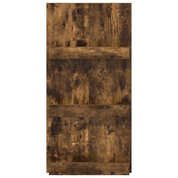 vidaXL Regál na časopisy Dymová dub 51 x 11 x 102 cm Kompozitné drevo – Obrázok 5