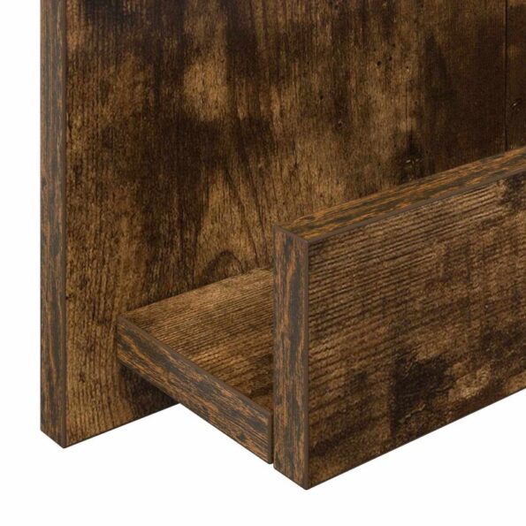 vidaXL Regál na časopisy Dymová dub 51 x 11 x 102 cm Kompozitné drevo – Obrázok 8