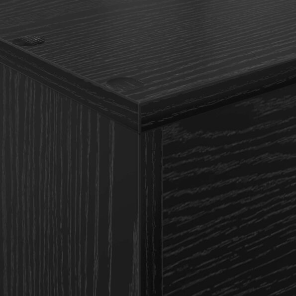 vidaXL Regál na časopisy Čierny dub 70 x 41 x 126 cm Kompozitné drevo – Obrázok 8