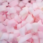 vidaXL Roztrhnutá pena na plnenie Ružová 106 x 46 x 23 cm Polyuretán