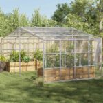 vidaXL Plachta Priehľadná 3 x 12 m PVC