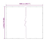 vidaXL Plachta Priehľadná 5 x 10 m PVC – Obrázok 10