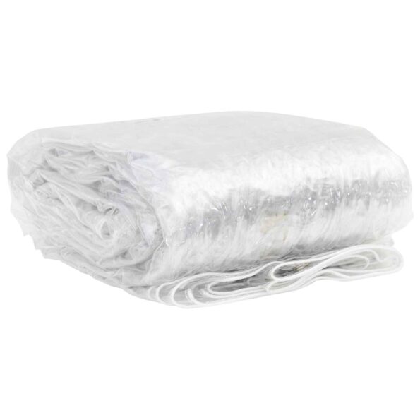 vidaXL Plachta s očkami Priehľadná 6 x 10 m Polyetylén – Obrázok 7