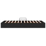 vidaXL Otomanový posteľný rám s úložiskom Čierny 90 x 200 cm Zamat – Obrázok 8