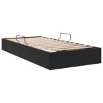 vidaXL Otomanový posteľný rám s úložiskom Čierny 90 x 200 cm Zamat – Obrázok 9