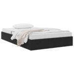 vidaXL Otomanový posteľný rám s úložiskom Čierny 120 x 190 cm Zamat – Obrázok 3