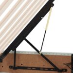 vidaXL Otomanový posteľný rám Svetlosivá 120 x 200 cm Zamat – Obrázok 11
