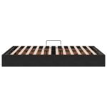 vidaXL Otomanový posteľný rám s úložiskom Čierny 140 x 190 cm Zamat – Obrázok 8