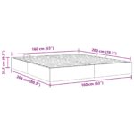 vidaXL Otomanový posteľný rám Svetlosivá 160 x 200 cm Zamat – Obrázok 13