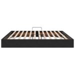 vidaXL Otomanový posteľný rám s úložiskom Čierny 200 x 200 cm Zamat – Obrázok 8