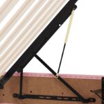 vidaXL Úložná posteľ s čelnou doskou Ružová 200 x 200 cm Zamat – Obrázok 11