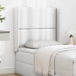 vidaXL Ušný čelník Biela 80 x 16 x 4 cm PVC