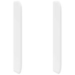 vidaXL Ušný čelník Biela 80 x 16 x 4 cm PVC – Obrázok 2