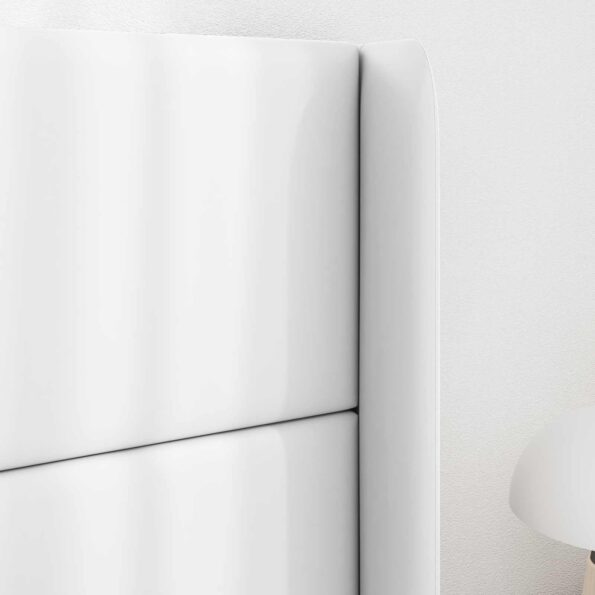 vidaXL Ušný čelník Biela 80 x 16 x 4 cm PVC – Obrázok 4