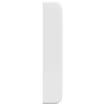 vidaXL Ušný čelník Biela 80 x 16 x 4 cm PVC – Obrázok 7