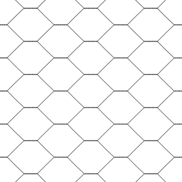 vidaXL Hexagonálny plot Sivá 0,8 x 10 m PVC – Obrázok 7
