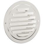 vidaXL Kryty vzduchových ventilátorov 4 pcs Strieborná 80 mm – Obrázok 4