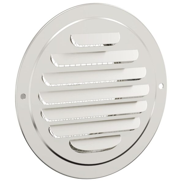 vidaXL Kryty vzduchových ventilátorov 4 pcs Strieborná 80 mm – Obrázok 4