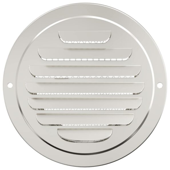 vidaXL Kryty vzduchových ventilátorov 4 pcs Strieborná 80 mm – Obrázok 5