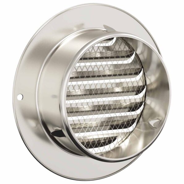 vidaXL Kryty vzduchových ventilátorov 4 pcs Strieborná 80 mm – Obrázok 7