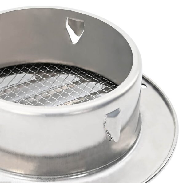 vidaXL Kryty vzduchových ventilátorov 4 pcs Strieborná 80 mm – Obrázok 9