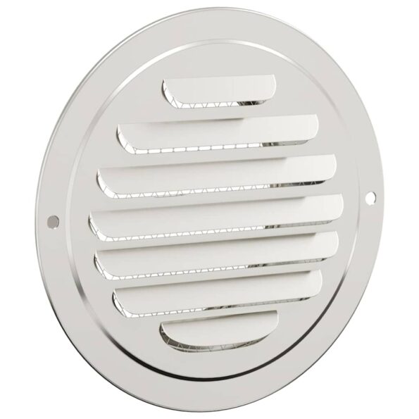 vidaXL Kryty vzduchových ventilátorov 4 pcs Strieborná 100 mm – Obrázok 4