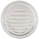 vidaXL Kryty vzduchových ventilátorov 4 pcs Strieborná 100 mm – Obrázok 5