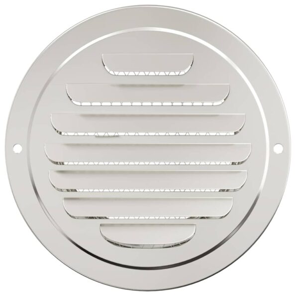 vidaXL Kryty vzduchových ventilátorov 4 pcs Strieborná 100 mm – Obrázok 5