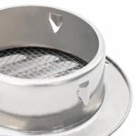 vidaXL Kryty vzduchových ventilátorov 4 pcs Strieborná 100 mm – Obrázok 9
