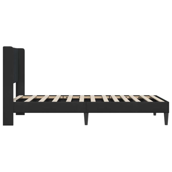 vidaXL Rám postele s čelnou doskou Čierna 80 x 200 cm Zamat – Obrázok 5