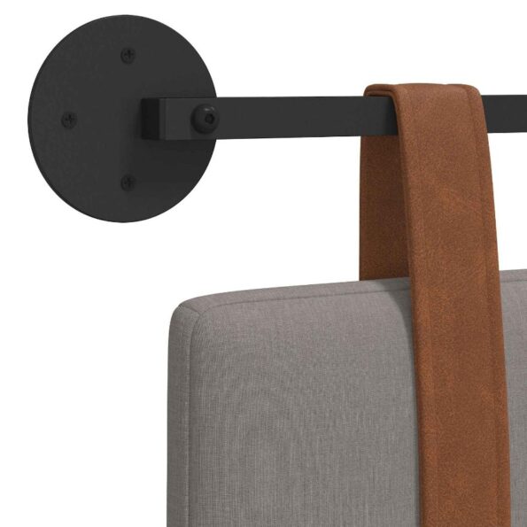 vidaXL Závesná Čelá Nástenný Sivohnedá 140 x 40 cm Kompozitné drevo – Obrázok 9