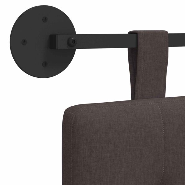 vidaXL Závesná Čelá Nástenný Tmavohnedá 130 x 55 x 5 cm – Obrázok 9