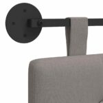 vidaXL Závesná Čelá Nástenný Sivohnedá 210 x 55 x 5 cm – Obrázok 9