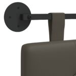 vidaXL Závesná Čelá Nástenný Biely 210 x 55 x 5 cm Umelá koža – Obrázok 9