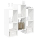 vidaXL Servírovacia skriňa Biela 90 x 30 x 90 cm – Obrázok 3